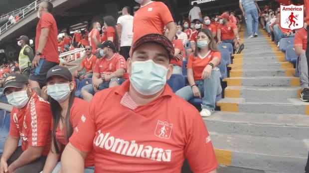 América de Cali fans returned to their stadium